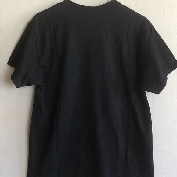 MELMARC Mens Black T-Shirt Size Large Graphics FREEDOM LIBERTY Cotton New - Picture 4 of 7